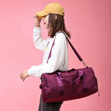 Waterproof Gym Bag with Shoe Compartment for Fitness Yoga
