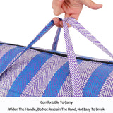 Waterproof Storage Bags Wardrobe King Size Quilt Pillow Snakeskin Woven Bag