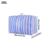 Waterproof Storage Bags Wardrobe King Size Quilt Pillow Snakeskin Woven Bag