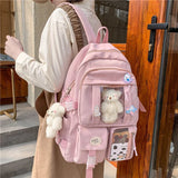 Waterproof Teenage Girls College Student Schoolbag Women Travel Backpacks Female