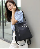 Waterproof Flower Print Teenage Student Backpack