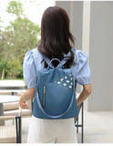 Waterproof Flower Print Teenage Student Backpack