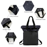 Waterproof Teenagers Boy Backpack Men Roll Top Shoulder Bag