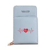 Waterproof Touch Screen Mobile Phone Bags Wallets Card Pack Women Crossbody