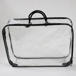 Waterproof Transparent Travel Bag Portable Zipper Pouch Organizer Totebag
