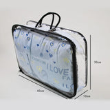 Waterproof Transparent Travel Bag Portable Zipper Pouch Organizer Totebag