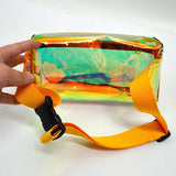 Waterproof Transparent Waist Belt Bag Hologram Fanny Pack