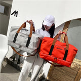 Waterproof Travel Bag Large Capacity Foldable Luggage Bag Travel Fitness Handbag