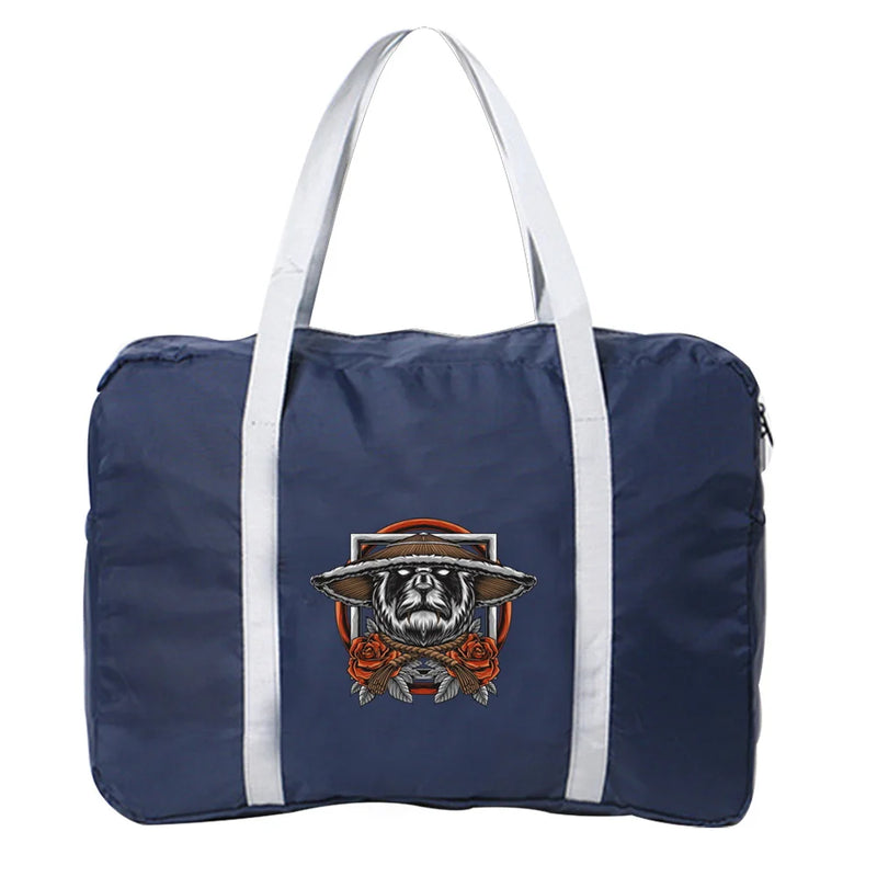 Samurai Print Foldable Duffle Bag Organizers