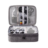 Waterproof Travel Elec. Organizer Bag Double Layer Large Capacity