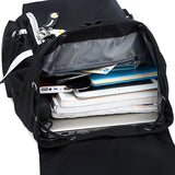 Waterproof USB Charging Women Nylon School Bags For Teenager Girls Flowers Print