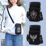 Waterproof Phone Case Skull Theme Cross Body Pouch