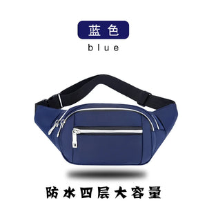 Waterproof Waist Bag Money Phone Pouch Belt Bag Purse Canvas Hip Bags Fanny Pack