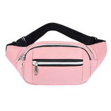 Waterproof Waist Bag Money Phone Pouch Belt Bag Purse Canvas Hip Bags Fanny Pack
