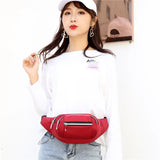 Waterproof Waist Bag Money Phone Pouch Belt Bag Purse Canvas Hip Bags Fanny Pack