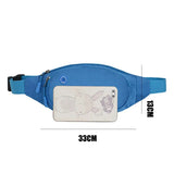 Waterproof Waist Bag Chest Pack Cellphone Pouch Outdoor Sports Cross-body Bag