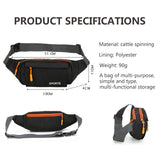 Waterproof Waist Pack Running Waist Bag Phone Holder Belt Bag Gym Fitness Pouch