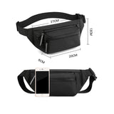 Waterproof Waist Packs High Large Women Fanny Pack Nylon Crossbody Bag