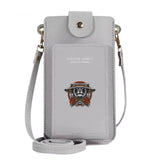 Waterproof Wallets Card Holder Crossbody Bags Samurai Print Purse