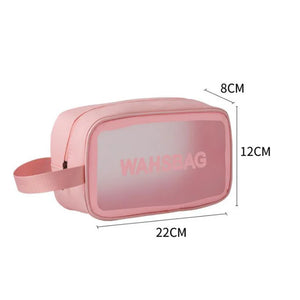 Waterproof Transparent Cosmetic Case Large Capacity Portable Travel Bag