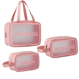 Waterproof Transparent Cosmetic Case Large Capacity Portable Travel Bag