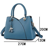Waterproof Wear Resistant Leather Shoulder Bag Women Messenger Bags