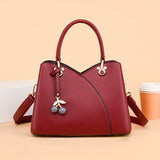 Waterproof Wear Resistant Leather Shoulder Bag Women Messenger Bags