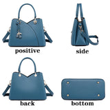 Waterproof Wear Resistant Leather Shoulder Bag Women Messenger Bags
