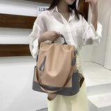 Waterproof Pu Leather Women's Business Backpack