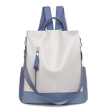 Waterproof Pu Leather Women's Business Backpack