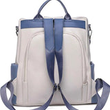 Waterproof Pu Leather Women's Business Backpack