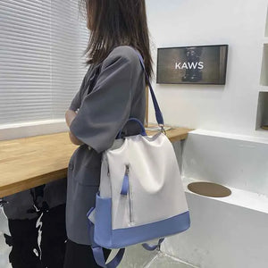 Waterproof Pu Leather Women's Business Backpack