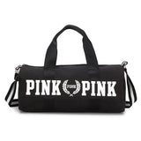 Waterproof Gym Bag for Women & Men Pink Nylon Handbags