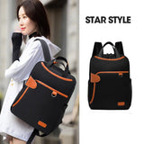 Waterproof Women Business Backpack Oxford Student School Laptop Bag