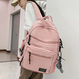 Waterproof Women College Student Schoolbag Travel Boy Book Bag