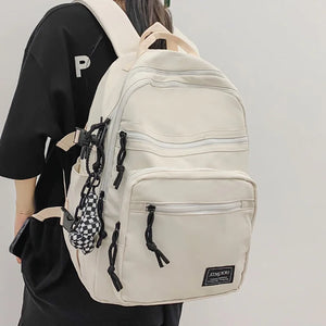 Waterproof Women College Student Schoolbag Travel Boy Book Bag