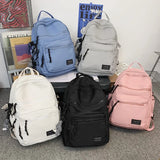 Waterproof Women College Student Schoolbag Travel Boy Book Bag