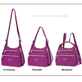 Waterproof Women Handbags Multifunctional Shoulder Messenger Bag Nylon Bolsa Fem