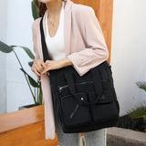 Waterproof Women Shoulder Bag Casual Nylon Storage Bag Large Capacity