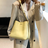 Waterproof Women Shoulder Bags Grid Shopper Bag Female Crossbody