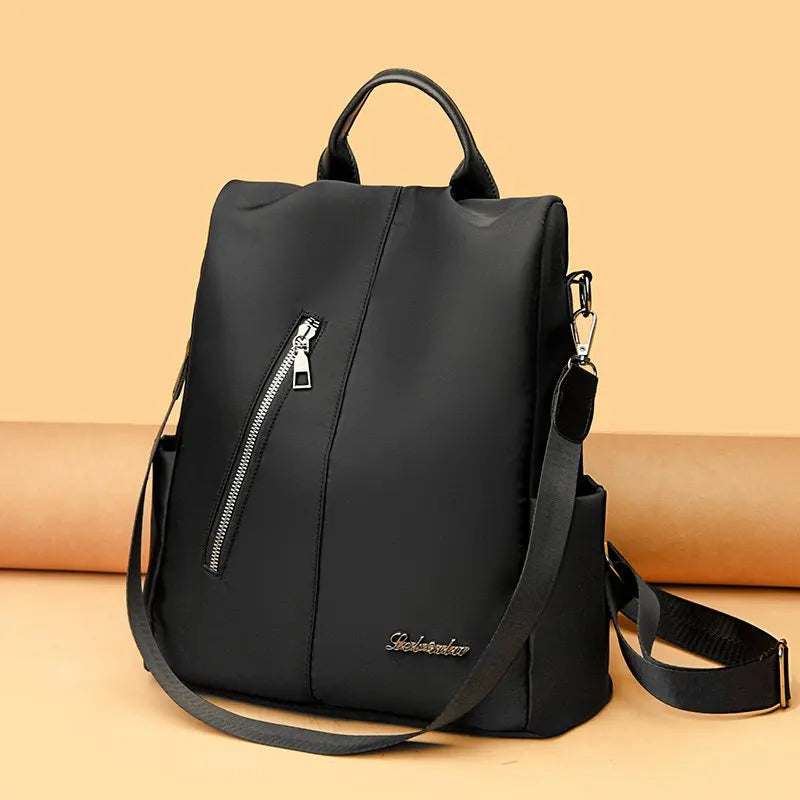 Waterproof Women's Backpack Mochila Soft Leather Durable Travel Bag