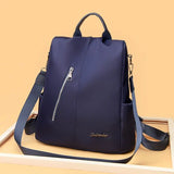 Waterproof Women's Backpack Mochila Soft Leather Durable Travel Bag