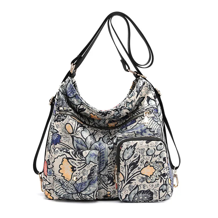 Waterproof Women's Multifunction Shoulder bags Printing Messenger Bag