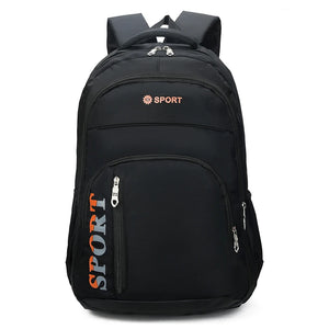 Waterproof Zipper Backpack Women Large Capacity School Bags Unisex Nylon Bag