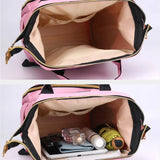 Waterproof Zipper Travel Mommy Backpack Casual Baby Nursing Nappy Bag Handbag