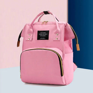 Waterproof Zipper Travel Mommy Backpack Casual Baby Nursing Nappy Bag Handbag
