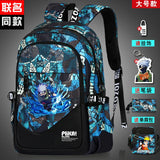 Kids Waterproof Schoolbag Teenager Laptop Backpack Boys School Bag