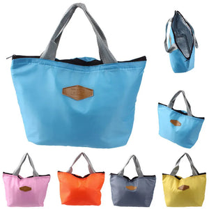 Waterproof Portable Lunch Bag Insulation Heat Storage Tote
