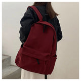 Waterproof Large-Capacity Schoolbag Zipper Backpack Y2K