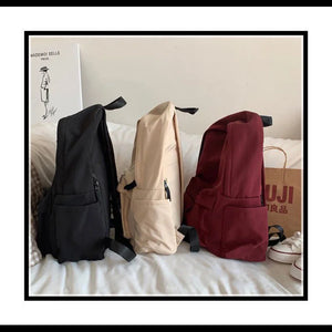 Waterproof Large-Capacity Schoolbag Zipper Backpack Y2K